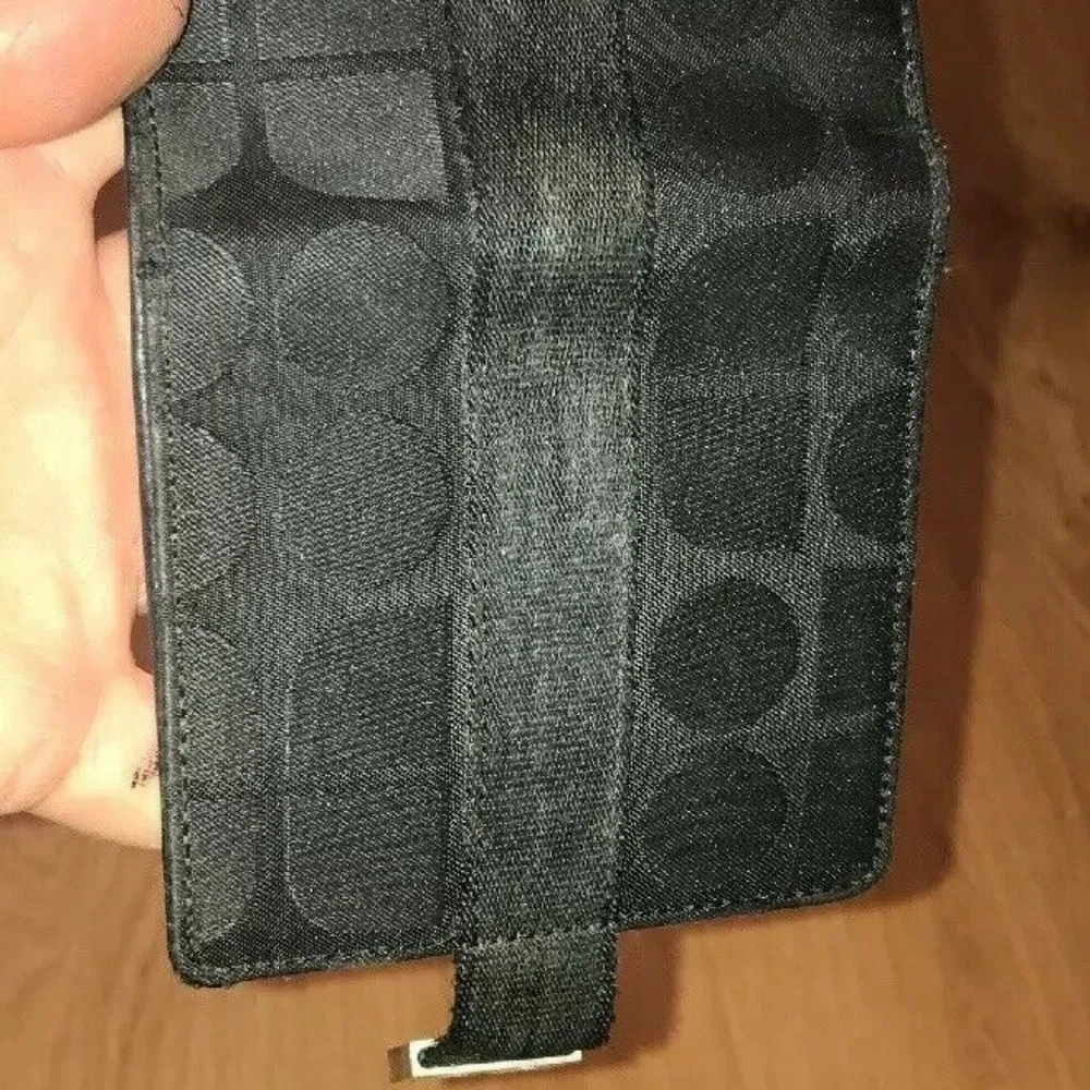 Kate Spade Black Pia Dot Snap Flap Bifold Wallet